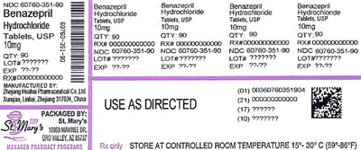 Benazepril 60760 351 90